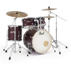 Pearl Export fusion 20" + pack HWP-834  + pack cymbales PX Satin Scarlet - Vue 2